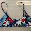 Vaya Island Leaf Print Bikini Top Photo 0