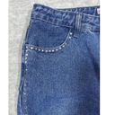 Dolls Kill  x Bratz Women’s Jeans XL Embellished Rhinestones Fray Edge Y2K Photo 4