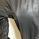 Spanx  Womens Very Black Quilted Moto Faux Leather Leggings Size Small Black Photo 5