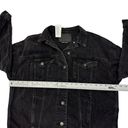 American Eagle NWT  Black Faded Wash  Preppy Fall Jean Jacket Size M Photo 5