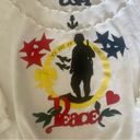 Jerzees Vintage 80s  USA HERO Custom Ruffle Crew Neck Sweater Photo 5