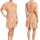 19 Cooper NWT  Light Orange Pink Floral One Shoulder Side Cutout Party Dress New Photo 1