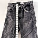 ZARA  Jeans Womens 6 Black Grey Wash Skinny Leg Mid Rise Front Zip Pockets Denim Photo 3