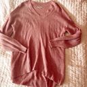 American Eagle Oversized Dreamspun V-Neck Sweater Size XS Photo 0