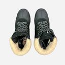 Wolverine Women’s Black Suede Beige Fur Frost Winter Snow Boot Sz 6 Photo 5