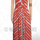 Young Fabulous and Broke Young Fabulous Broke Mud Savannah Sleeveless Maxi Dress Tie Dye Orange Blue Sz S Photo 1