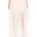 Free People NWT  Keep Me Tutu Maxi in Shell Sheer Tulle Skirt 0 Photo 1