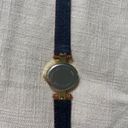 Vintage Gold Brown Leather Wrist Watch Photo 4