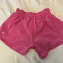 Lululemon Sonic Pink Hotty Hot Shorts Photo 2