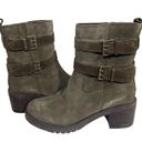 Krass&co Vintage Foundry  Boots Womens 10 Greenish Gray Brown Zipper 2in Heel Size 10 Photo 13