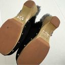 Cloud Nine Women’s Black Leather Monica Sheepskin Clog Size 8 Photo 4