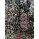 Cache  Metallic Floral Print Blazer Jacket Belted size 2 Photo 5