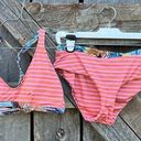 Patagonia Medium 2 Piece Bikini Swimsuit Striped Photo 0