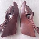 Frye  Lola Huarache Leather Wedge Sandals Size 9 Photo 4