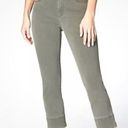 J.Jill  Denim Authentic Fit Cropped jeans pants Army Green Women’s Size 8 Photo 0