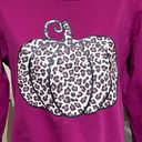 Pat Pat Animal Print Leopard Pumpkin Burgundy Sweatshirt mom/daughter match S Multi Photo 2