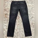 CAbi  slim boyfriend jeans size 8 black distressed Photo 7