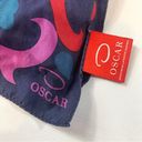 Oscar de la Renta  Silk Scarf - Abstract & Heart Print Photo 6