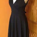 Soprano NWT  Black Plunging Sexy Fit & Flare Dress Photo 5