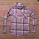 Full Tilt  PURPLE FLANNEL PLAID BUTTON UP Photo 0