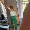 ZARA Green  Jeans Photo 3