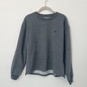 Zyia [ Active] Gray Energetic Zipper Crewneck Boyfriend Fit Sweatshirt Sz Large L Photo 2