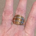 Unique Vintage  SETA (South African) gold-plated sterling silver ring Photo 0