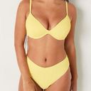 PINK - Victoria's Secret NWT Pink by Victoria’s Secret Two-Piece Bikini Swimsuit in Yellow Tulip Size XL Photo 0