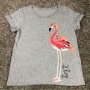 Kate Spade  Women’s Flamingo Short Sleeve Tee Shirt Size XS Photo 0