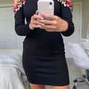 Missguided Floral Black Dress Photo 0