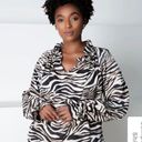 Tuckernuck  Chloe Kristyn Black Zebra Zoe Blouse Photo 0