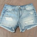 Mudd  size 7 distressed denim shorts fab w/ cowboy boots or flip flops EUC Photo 0