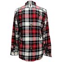 Polo  RALPH LAUREN Embroidered Teddy Bear size Large Women's Classic Plaid Shirt Photo 2