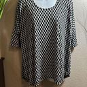 Bobeau  geometric printed tunic top size 3 XL Photo 0