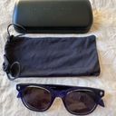 Alexander McQueen Blue Sunglasses- Like New Photo 1