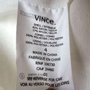 Vince  Snakeskin Jacquard Shift Dress Size 4 Ivory‎ 3/4 Sleeve Pockets Lined Photo 9