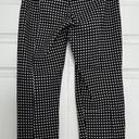 Elle  Mid Rise Black & White Check Straight Leg Cropped Pants Women's Size 2 Photo 1