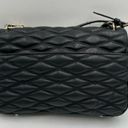 DKNY  Black Diamond Quilted Leather Lara Top Handle Crossbody Bag Photo 10