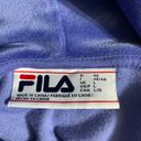 FILA Velour Quarter Zip Hooded Pullover Photo 4