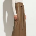 Vince  Belted Lambskin Leather Skirt-‎ NWT 6 Photo 2