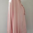 Pink Blush Ryegrass  Crochet Bib Satin Button Down Size XL Photo 3