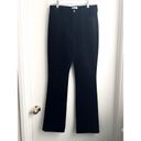 L'Agence Oriana Black Velvet High Rise Straight Leg Jeans Photo 3