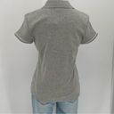 Tommy Hilfiger  Heather Grey Split Neck Polo Golf Shirt, Size Medium NWT Photo 2