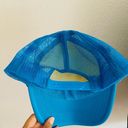 VTG 90s y2k blue trucker hat sorority power puff girls pi phi one size adjust Photo 6