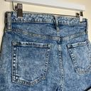 Wild Fable 𝅺 Women’s High Rise Rolled Hem Jean Shorts in Blue Acid Wash Size 6 Photo 4