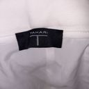 T Tahari  Pants Womens Size 6 White High Waist Slim Fit Ankle Cropped Belted Photo 6