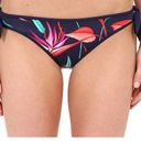 Tommy Bahama  Reversible Floral Navy Hipster Swim Bikini Bottoms Large NEW Photo 0