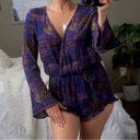 Honey Punch  Boho Paisley Romper Playsuit Photo 2