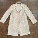 Boden Sally Boiled Wool in Gray Trench Long Coat Size 4 R Photo 0