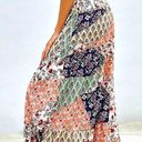 Bohemian Patchwork Multicolor Tiered Maxi Skirt Multiple Size M Photo 0